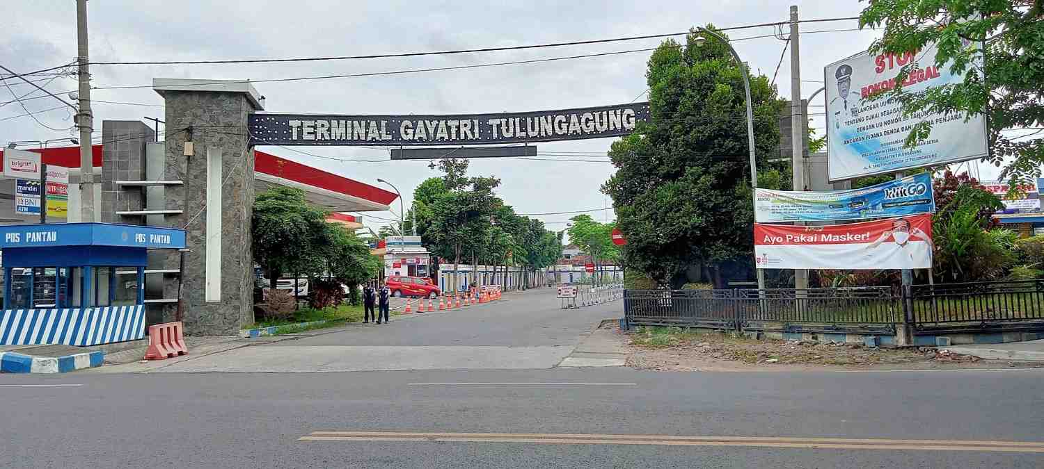 Terminal Gayatri Tulungagung keluar Terminal Gayatri Tulungagung keluar