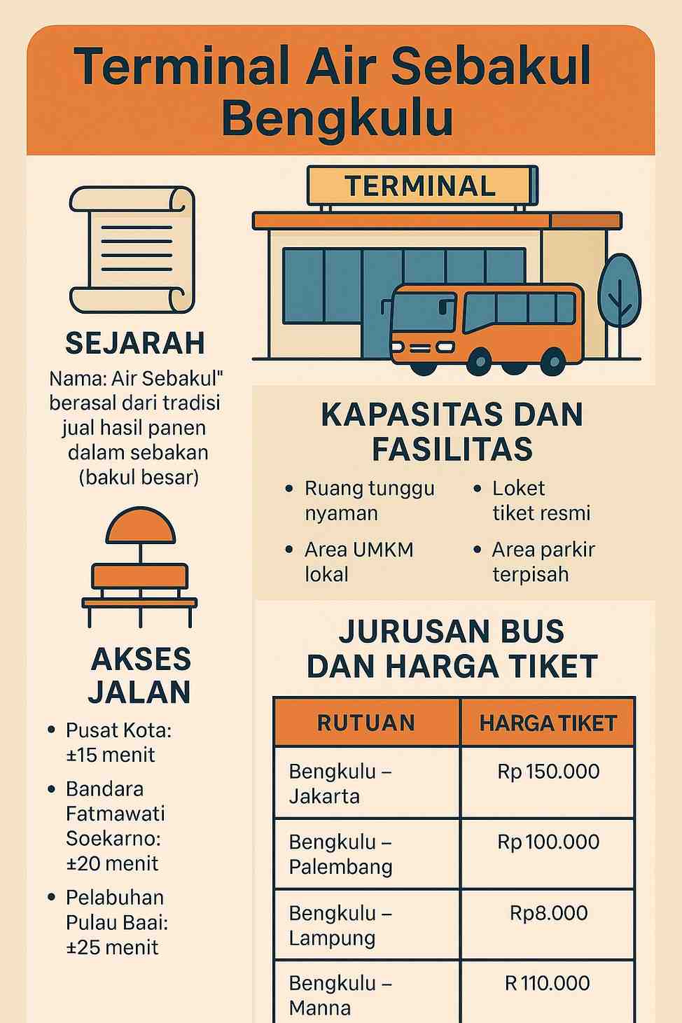 infografis Terminal Air Sebakul bengkulu infografis Terminal Air Sebakul bengkulu