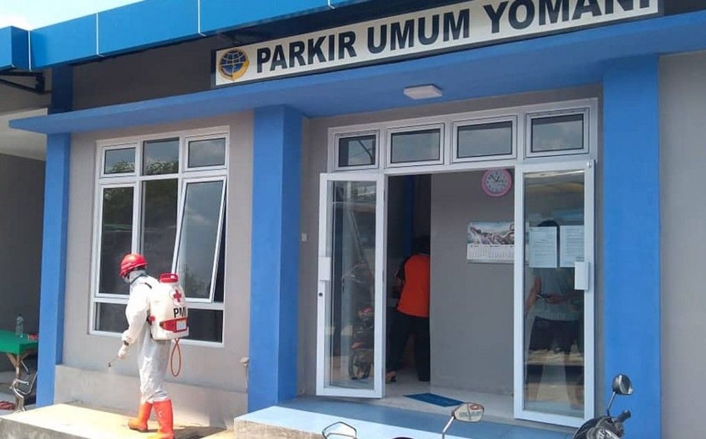 parkir terminal yomani  parkir terminal yomani