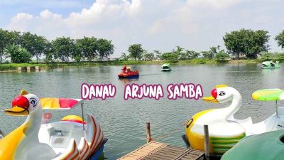Perjalanan Wisata ke Danau Arjuna Samba Bekasi Naik Bus Umum
