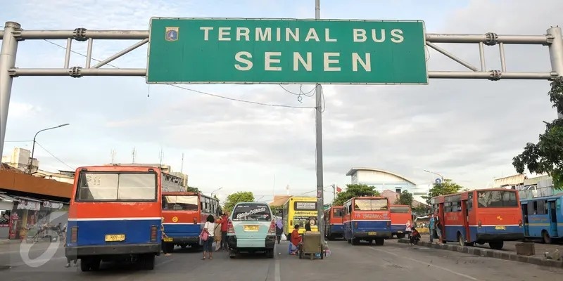 Terminal Bus di Jakarta Pusat